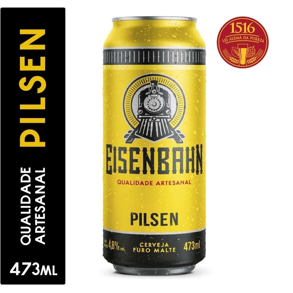 Cerveja Eisenbahn Pilsen - Latão 473ml