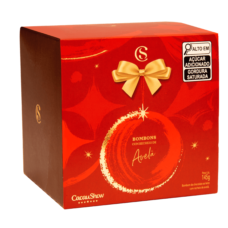 Caixa de Bombons Cubo Clássicos ao Leite 145g