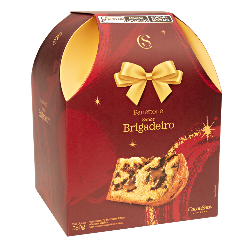 Panetone de Brigadeiro 580g