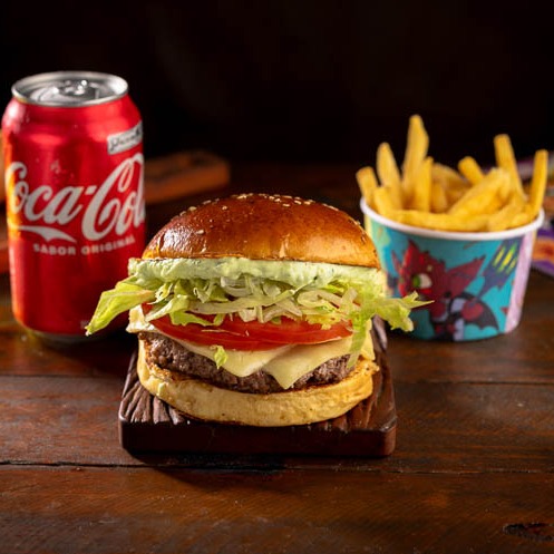 Cheese Salad + Batata Frita + Coca