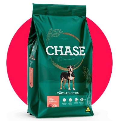 Chase Cães Adultos Carne e Frango