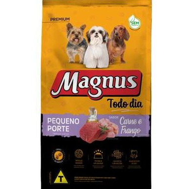 Magnus Todo Dia Adulto Raças Pequenas Carne e Frango