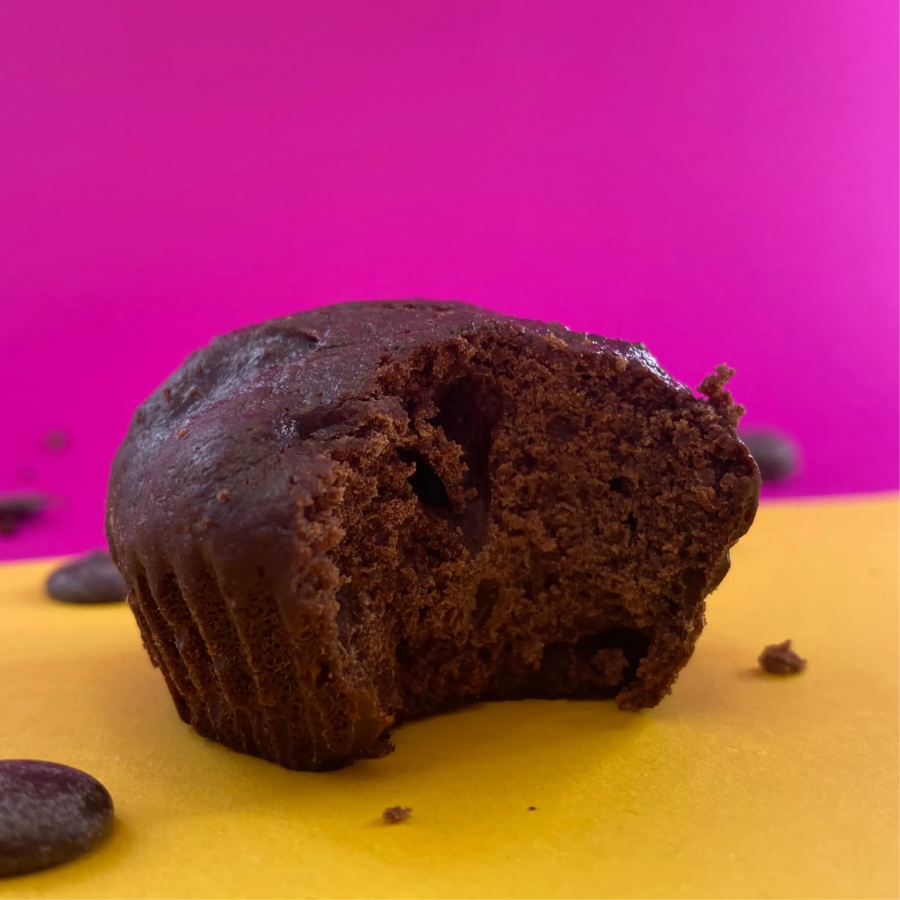 MUFFIN DE CACAU - SEM AÇÚCAR - 4 UNIDADES