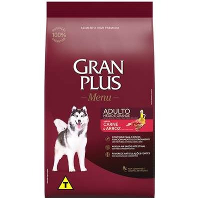 GranPlus Menu Adulto Carne e Arroz 20kg