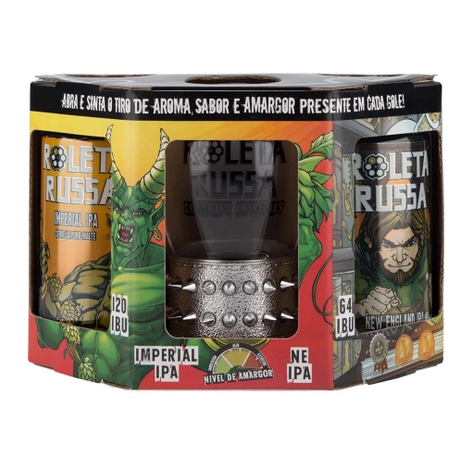 Kit Presente Roleta Russa Meio Tambor