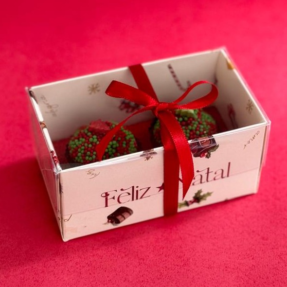 Caixa com 2 brigadeiros 
