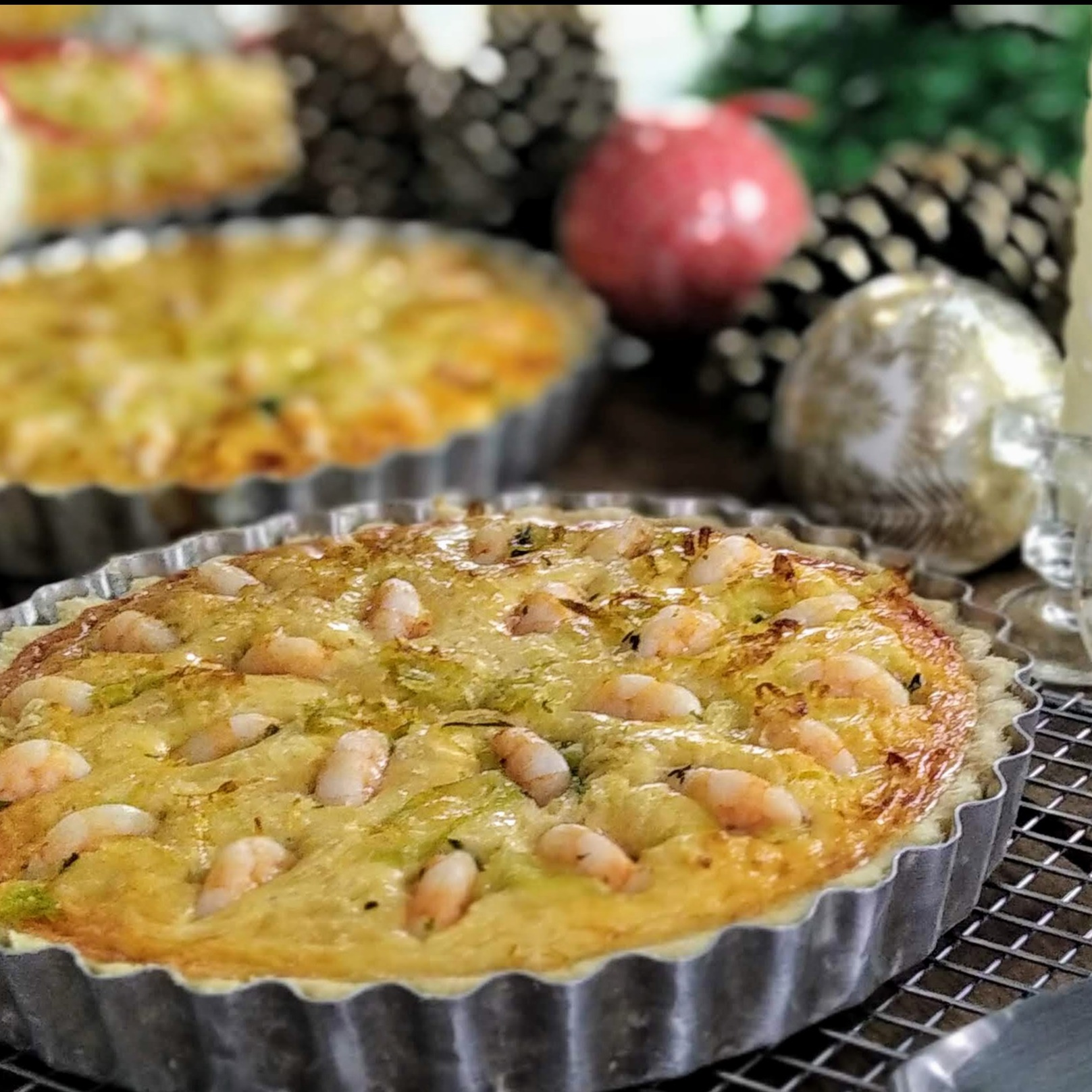 QUICHE DE CAMARÃO