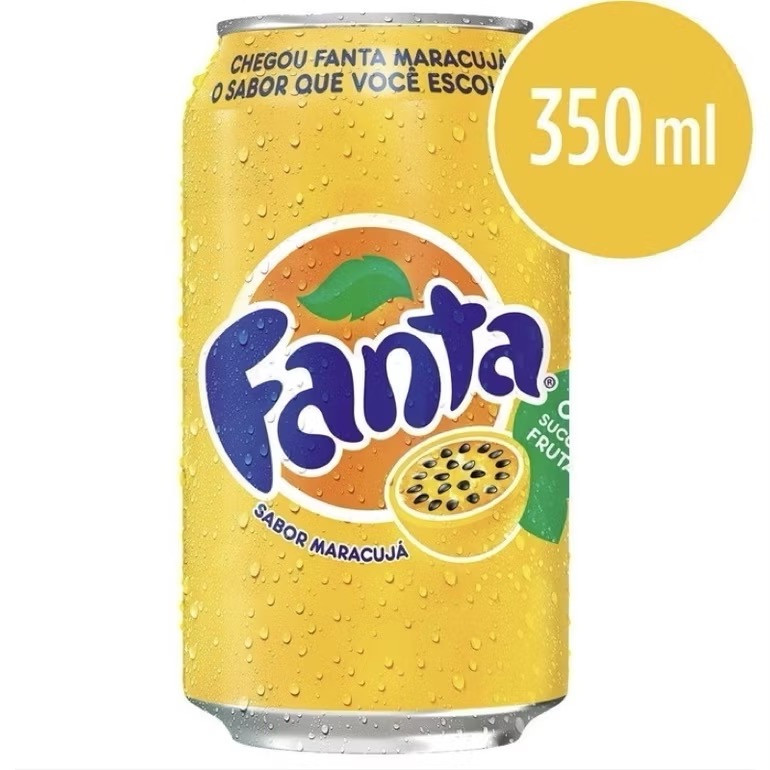 Fanta Maracujá Lata 350ml