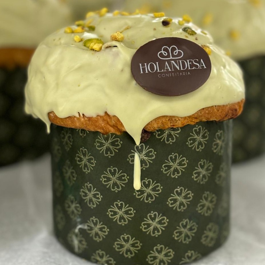 Chocotone Pistache na caixa(pedir com 12 horas de antecedencia)