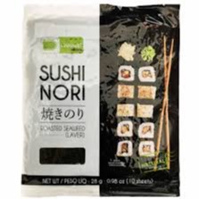 Alga Yaki Sushi Nori Hanaro 10 folhas