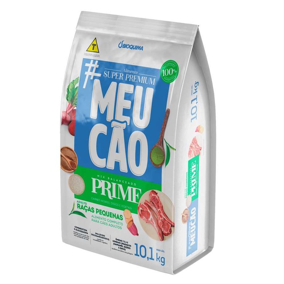 Meu Cão Prime Adulto Raças Pequenas Carne