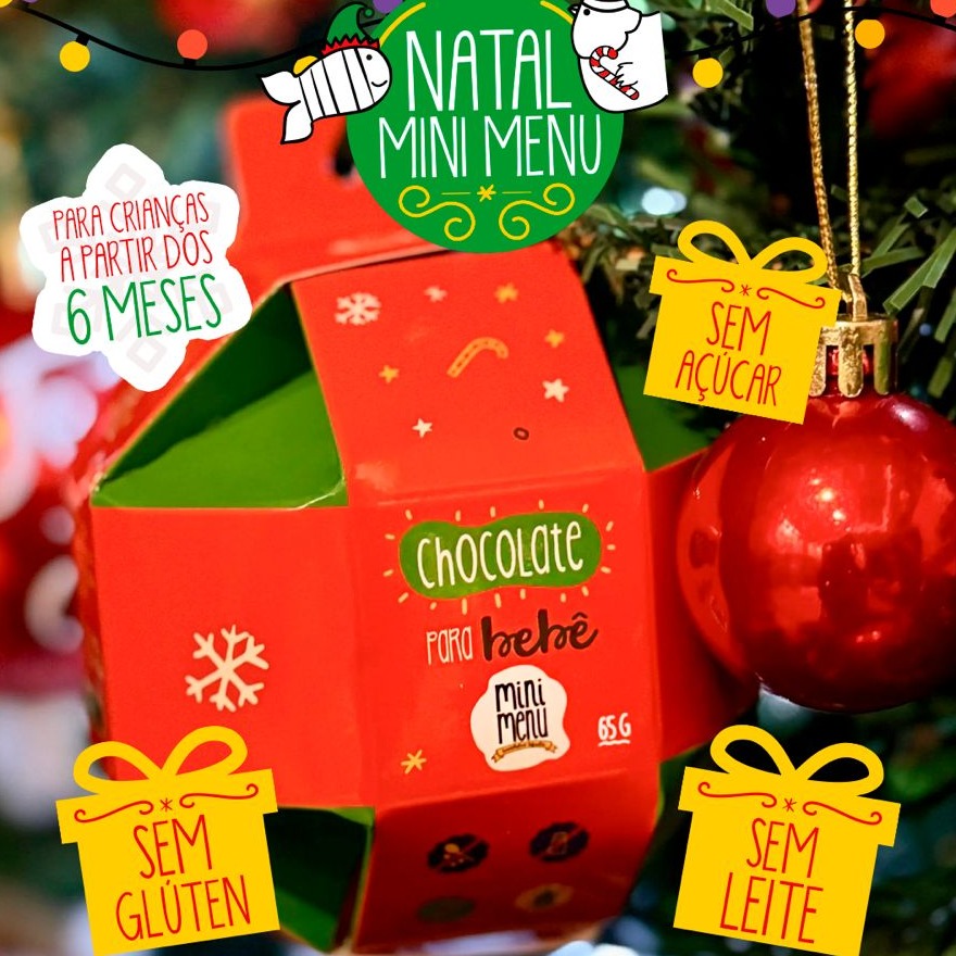 Bola de Natal - Chocolate