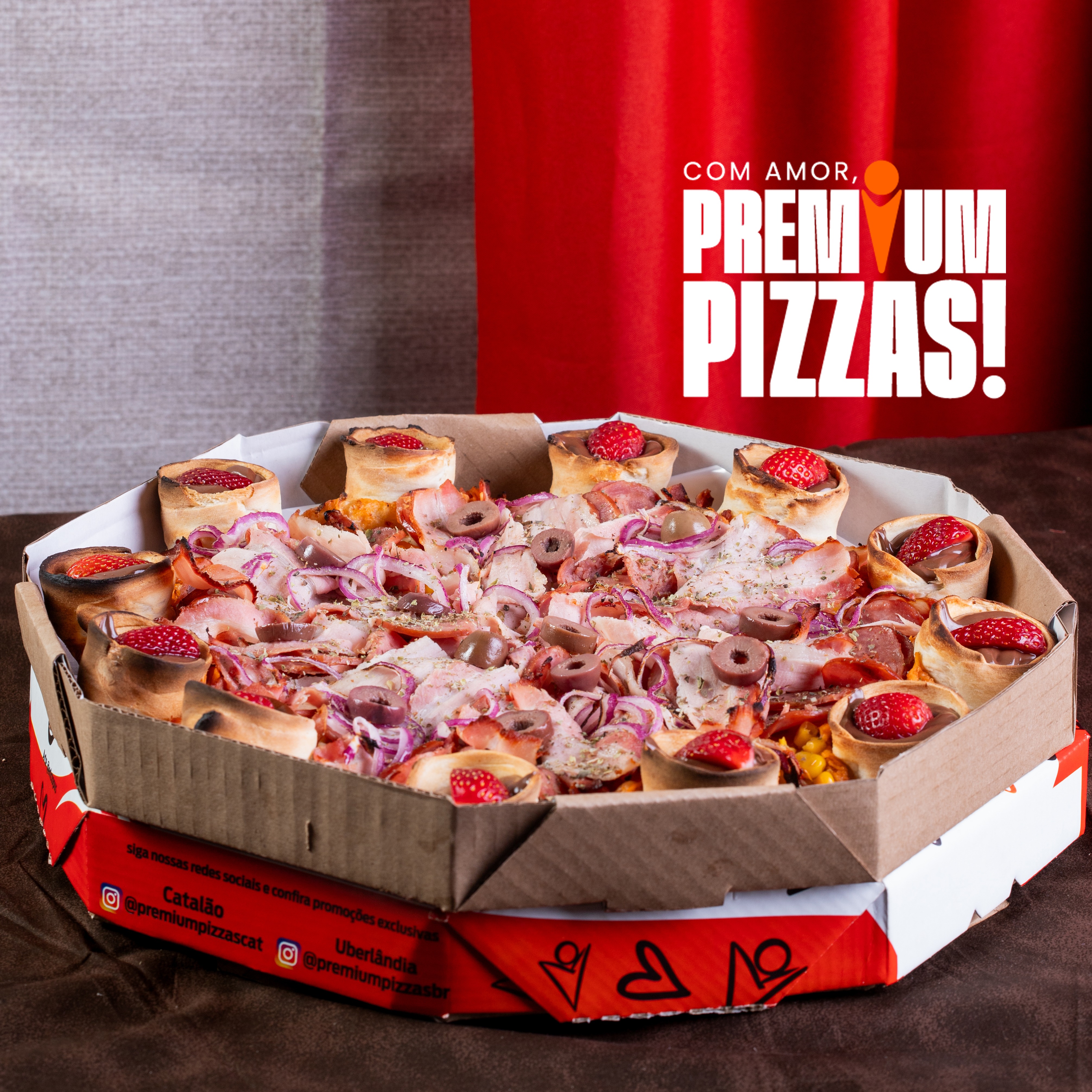 Pizza Grande + Borda Vulcão