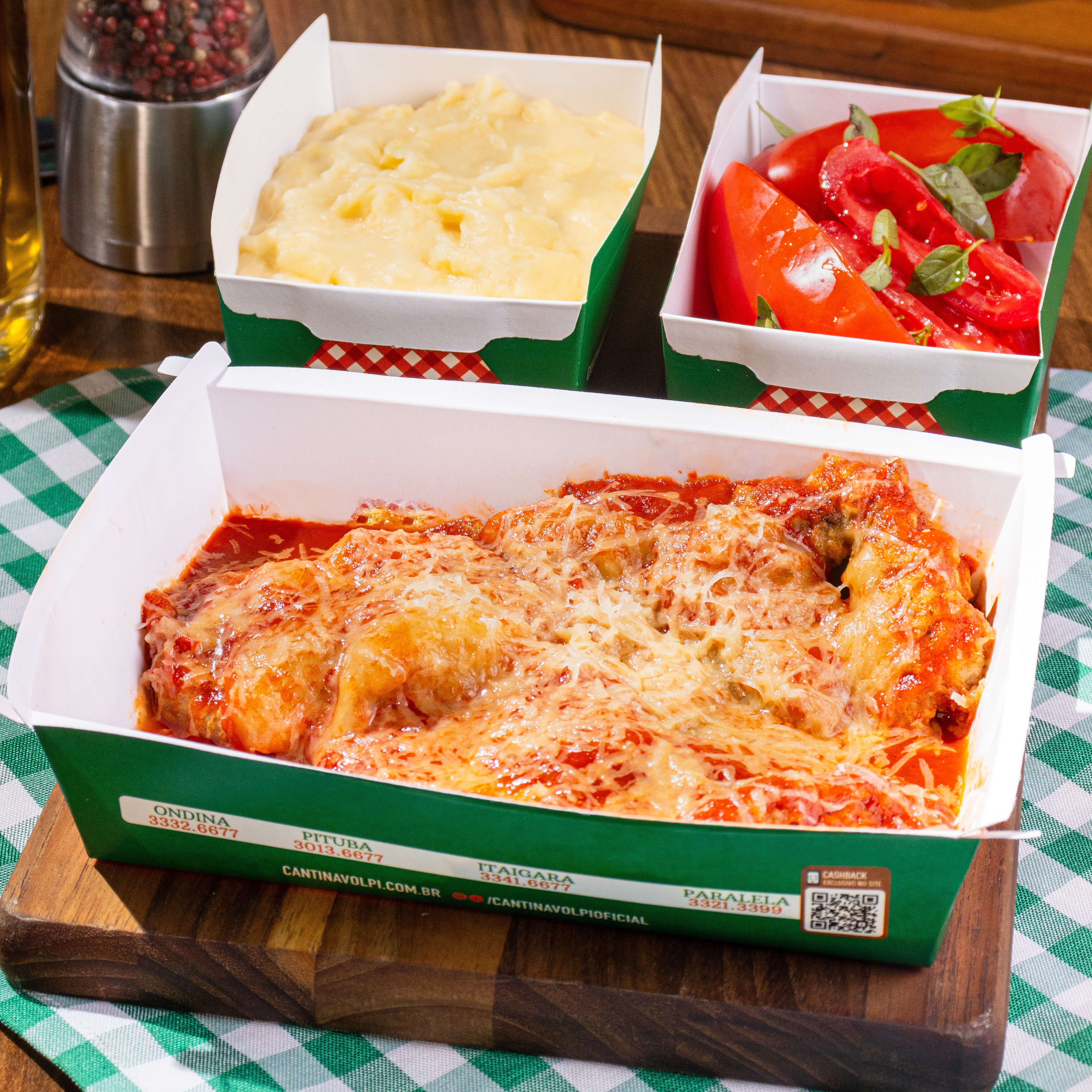 Frango à Parmegiana 2P