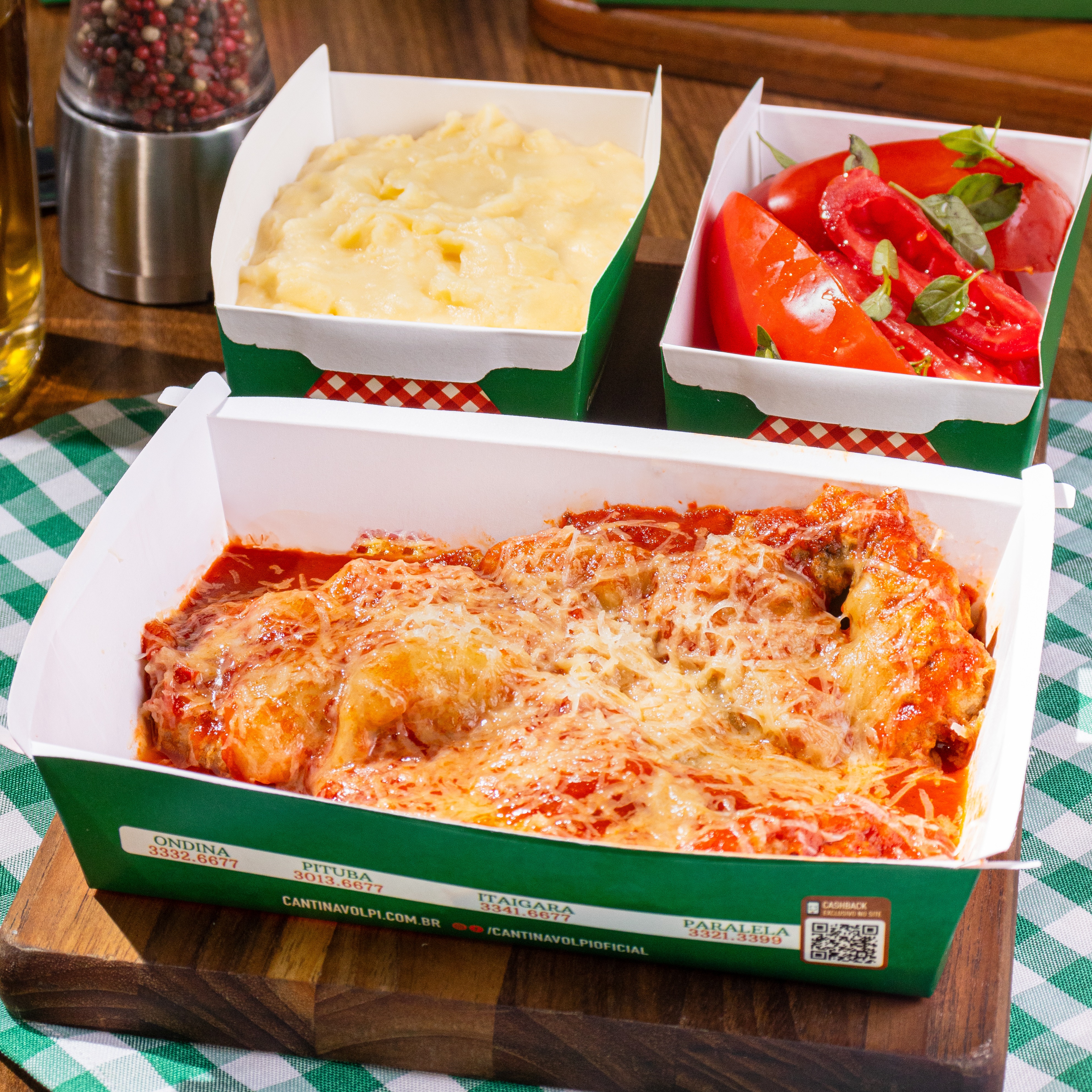 Filé de Alcatra a Parmegiana Jumbo