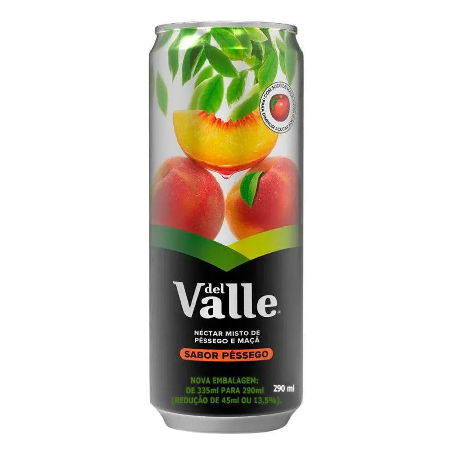 Del valle pêssego 290ml