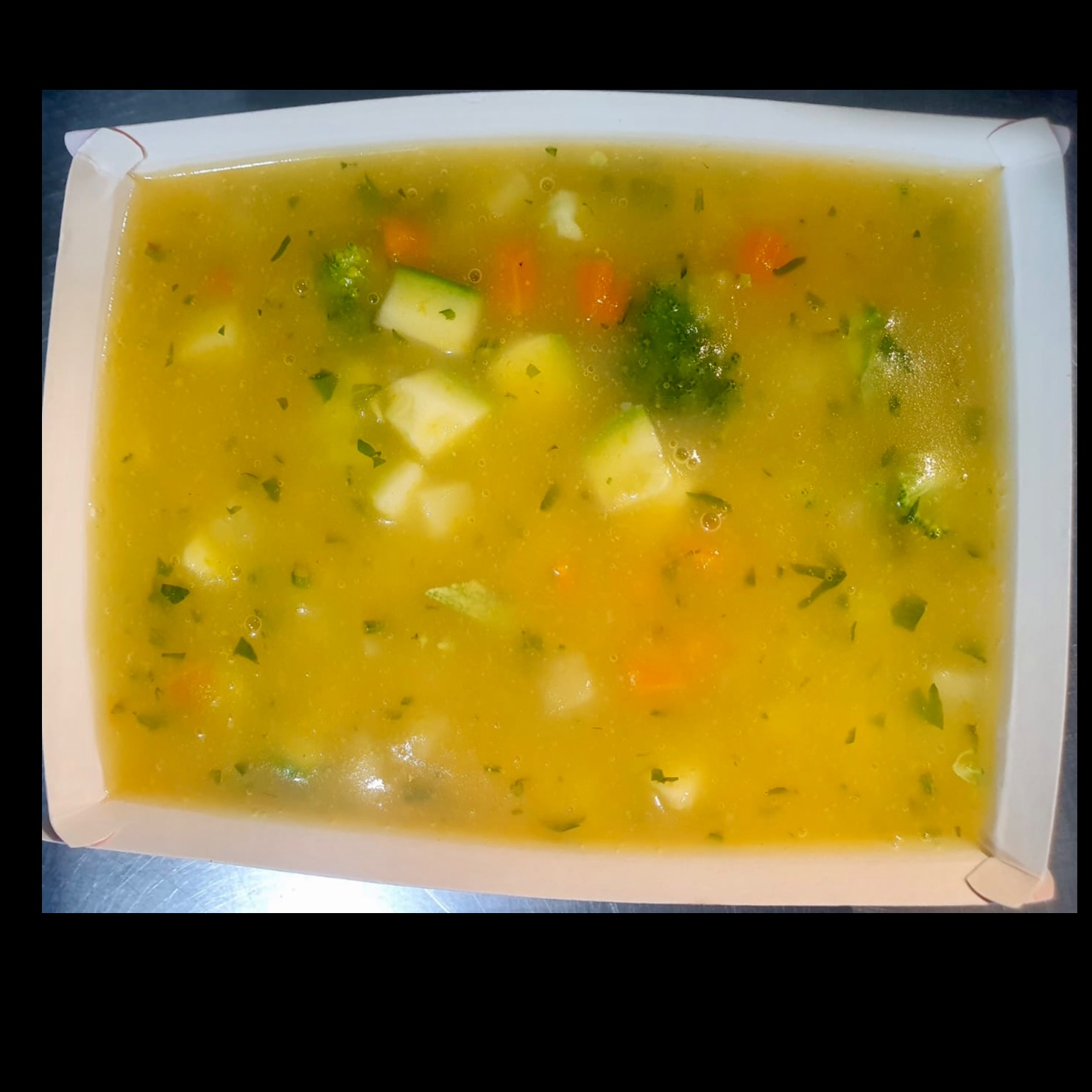 Sopa de legumes vegetariana