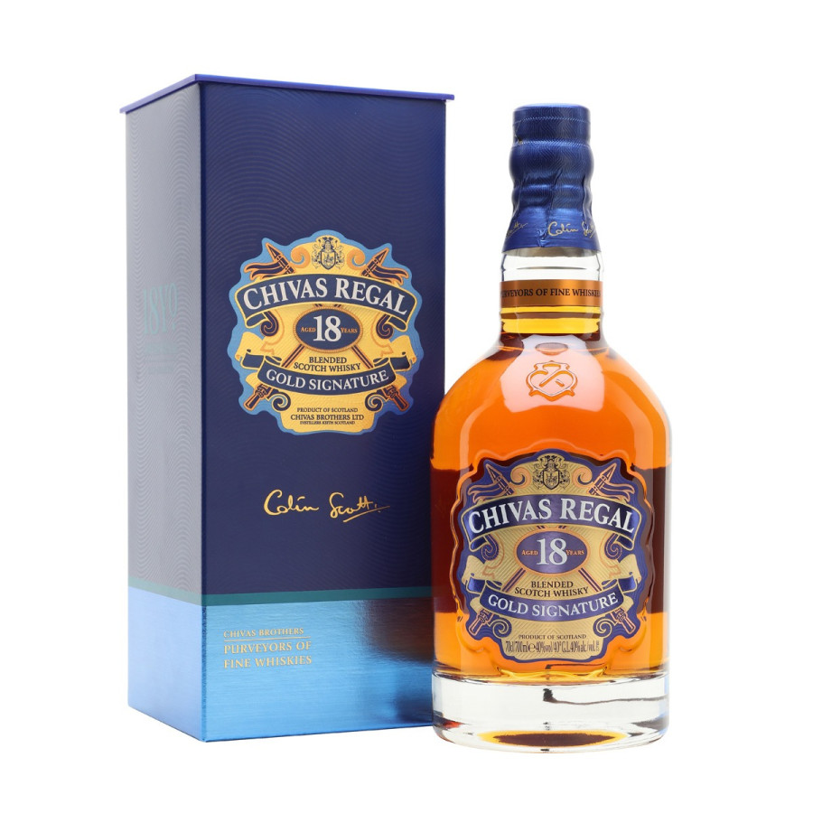 Whisky Chivas Regal Gold Signature 18 anos 750ml