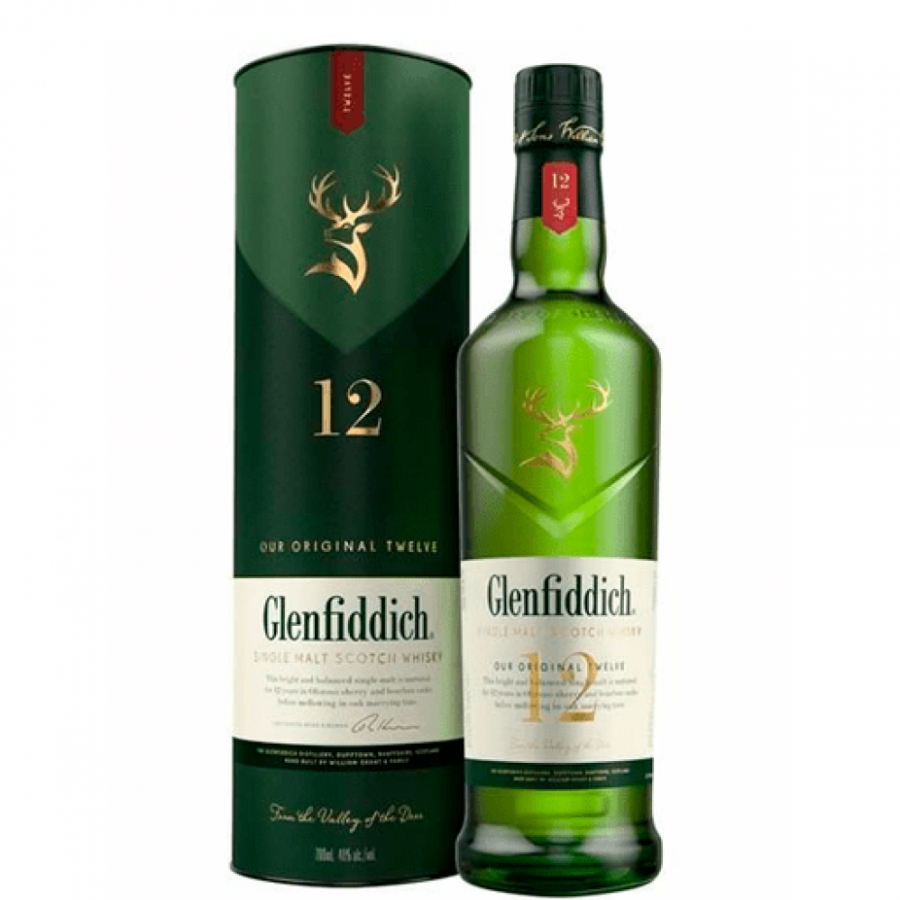 Whisky Single Malt Glenfiddich 12 anos 750ml
