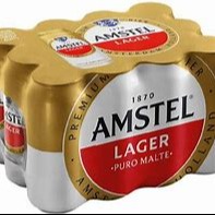 Pack de AMSTEL 473ml com 12 unidades