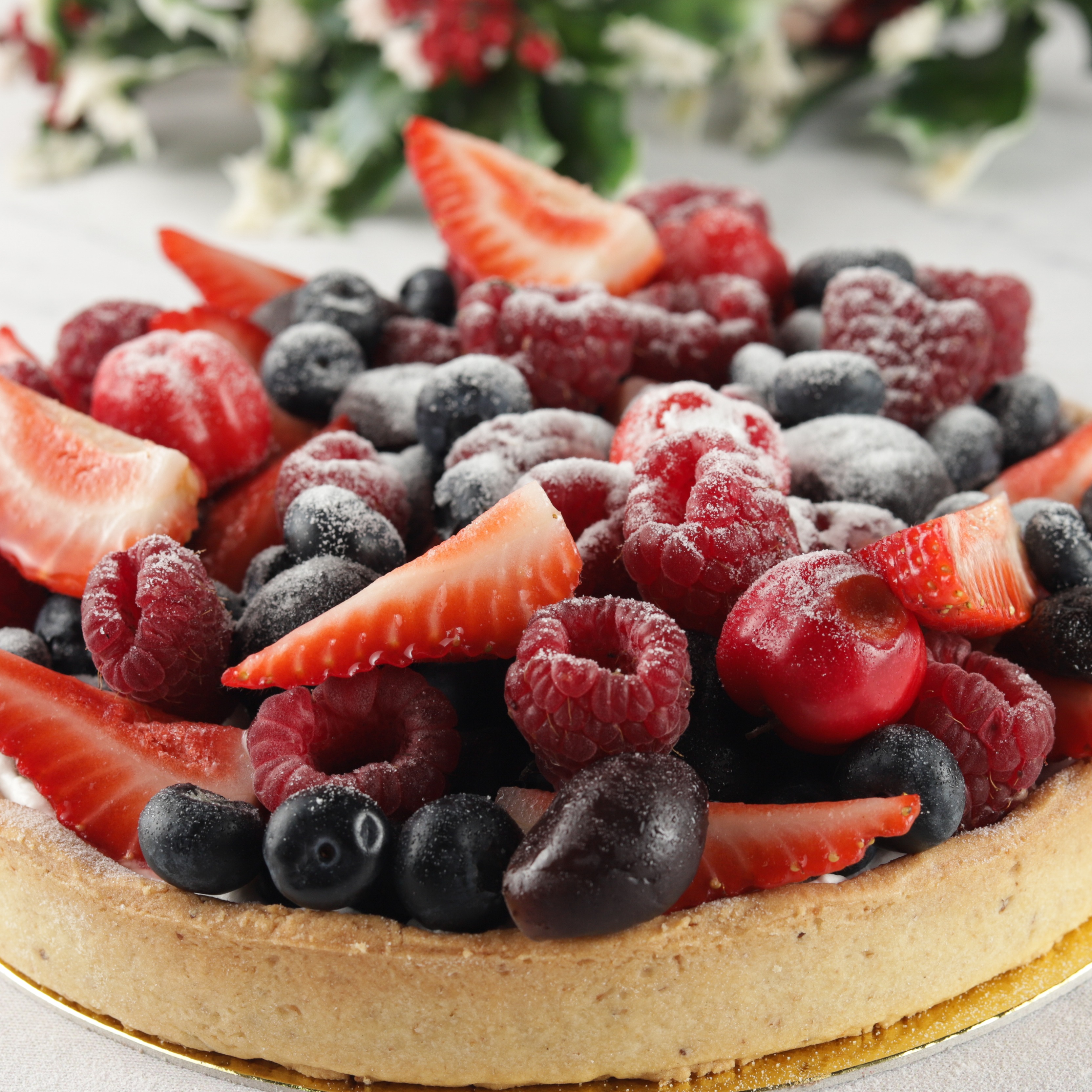 Torta de Frutas Vermelhas - 4 pessoas