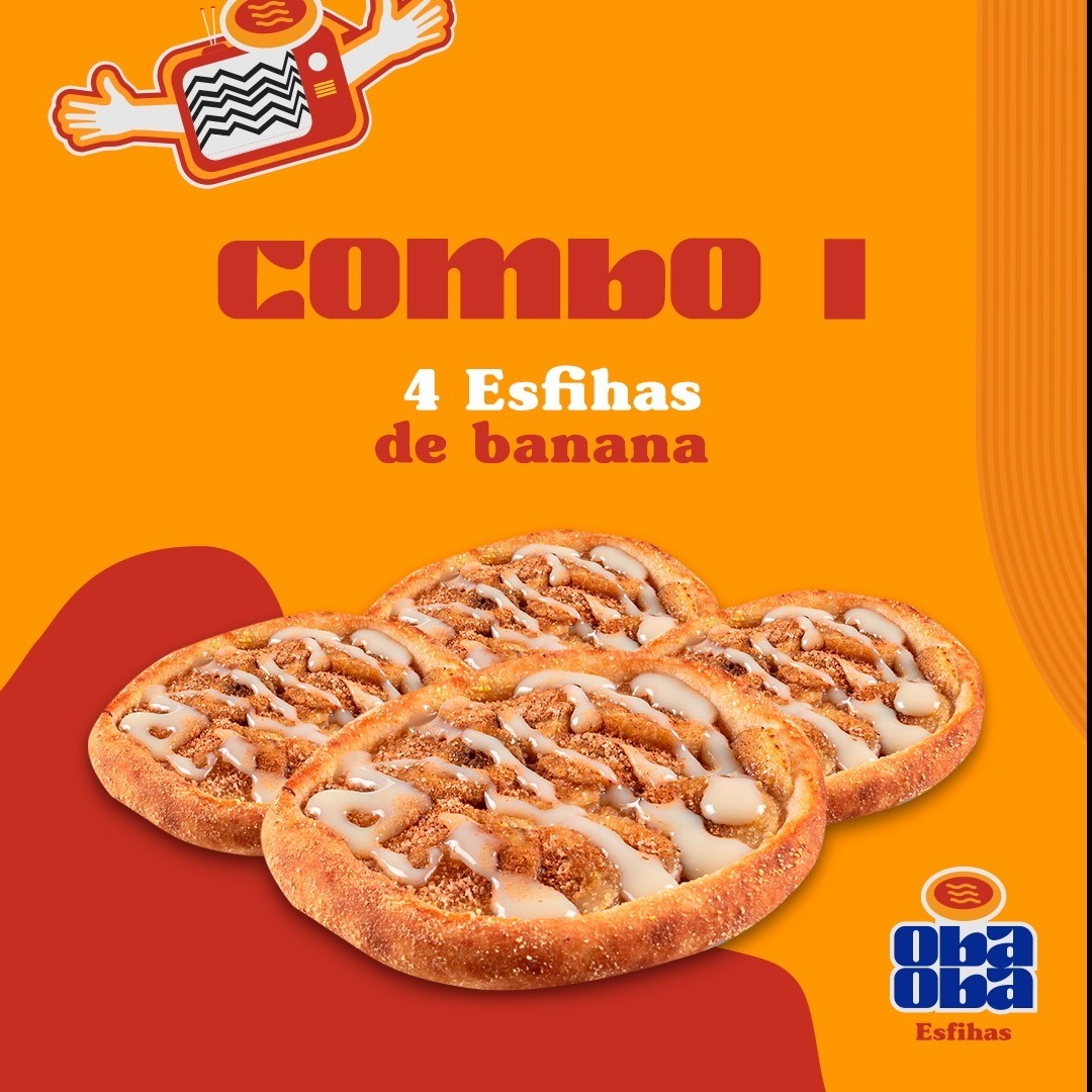 Combo 4 Esfihas de Banana