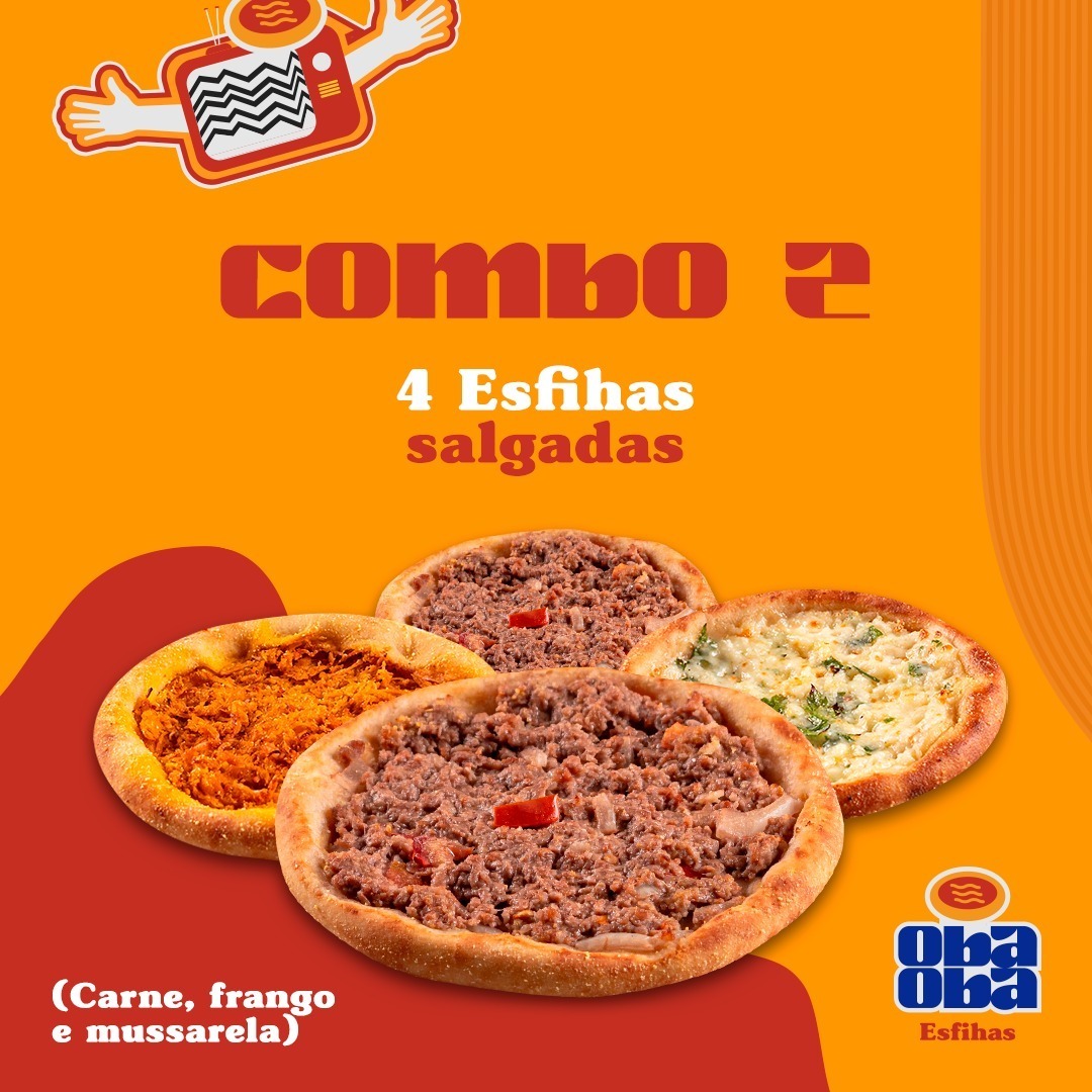 Combo 4 Esfihas Tradicionais