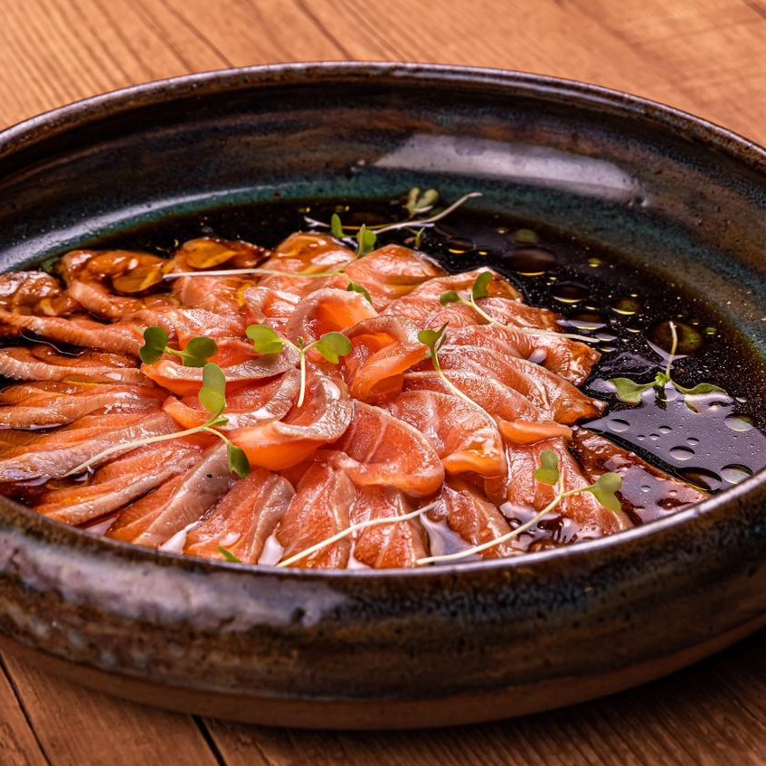 Carpaccio de Salmão Trufado 