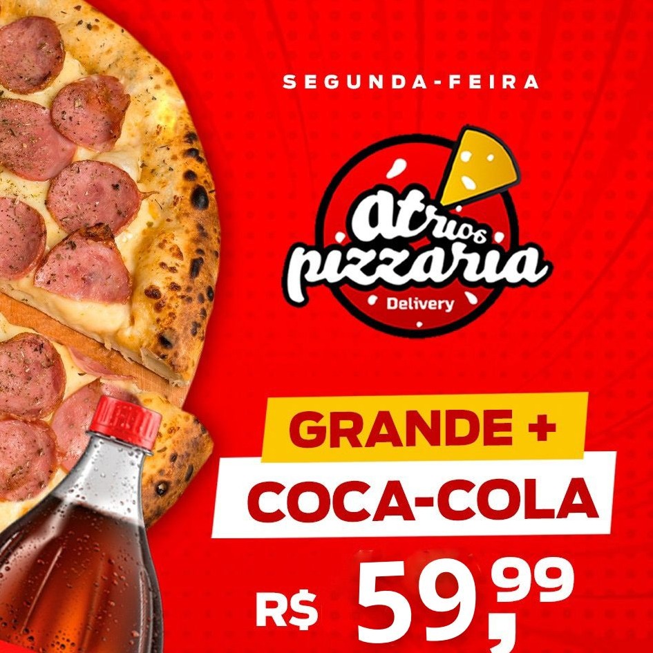 Grande + Coca-Cola ou Guaraná