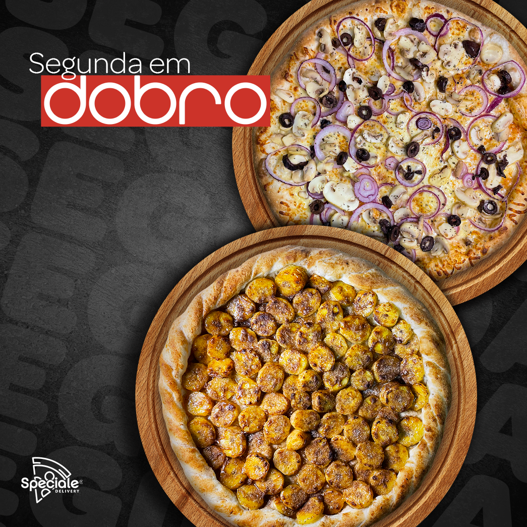 2ª em dobro - 2 Pizzas de 25 cm - % off