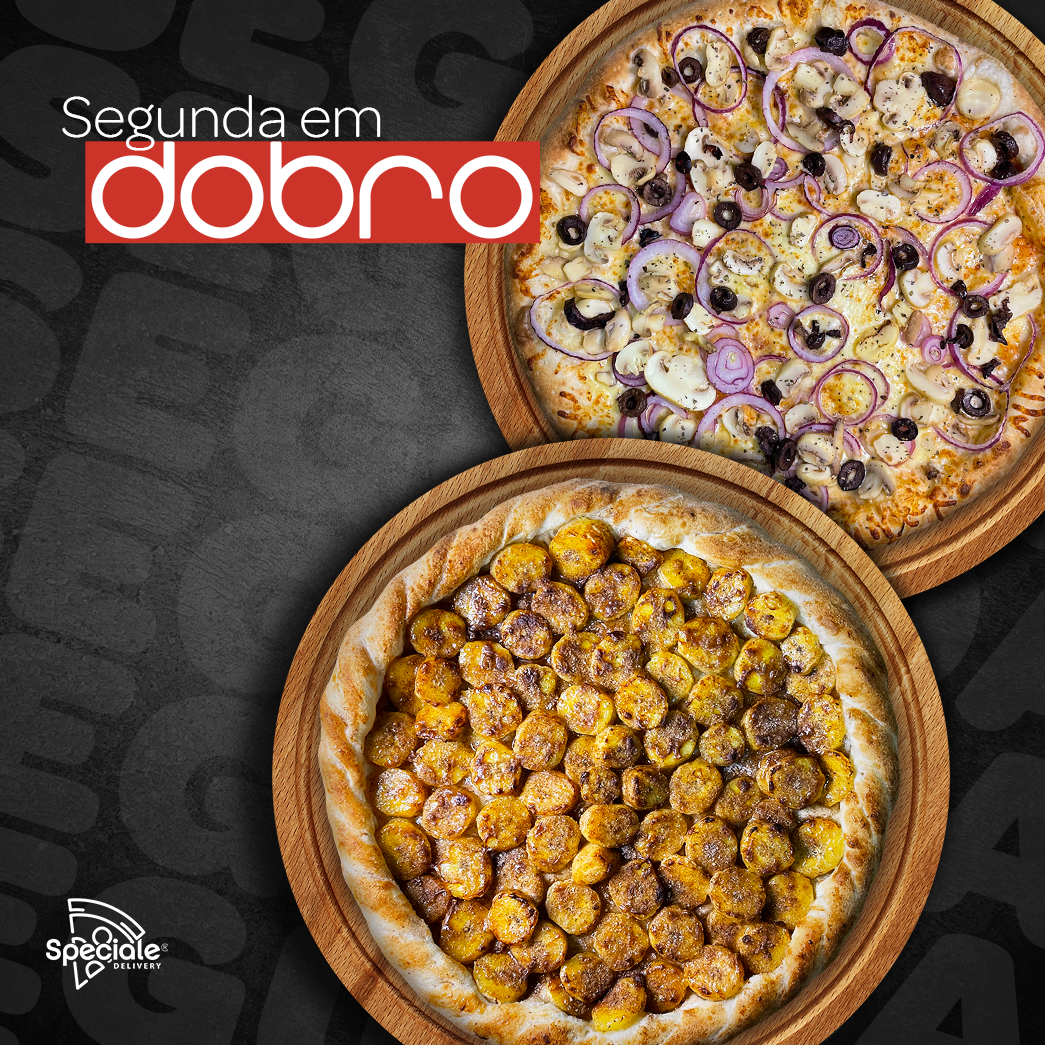 2ª em dobro - 2 pizzas de 30 cm - % off