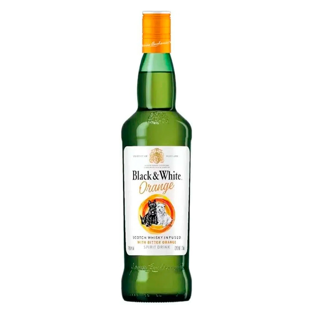 Whisky Black & White Orange 750ml