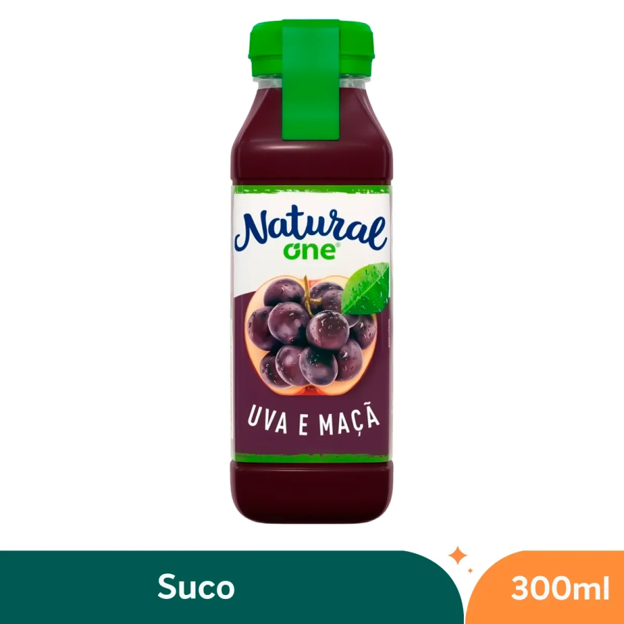 Suco Uva e Maçã 180ml Natural One