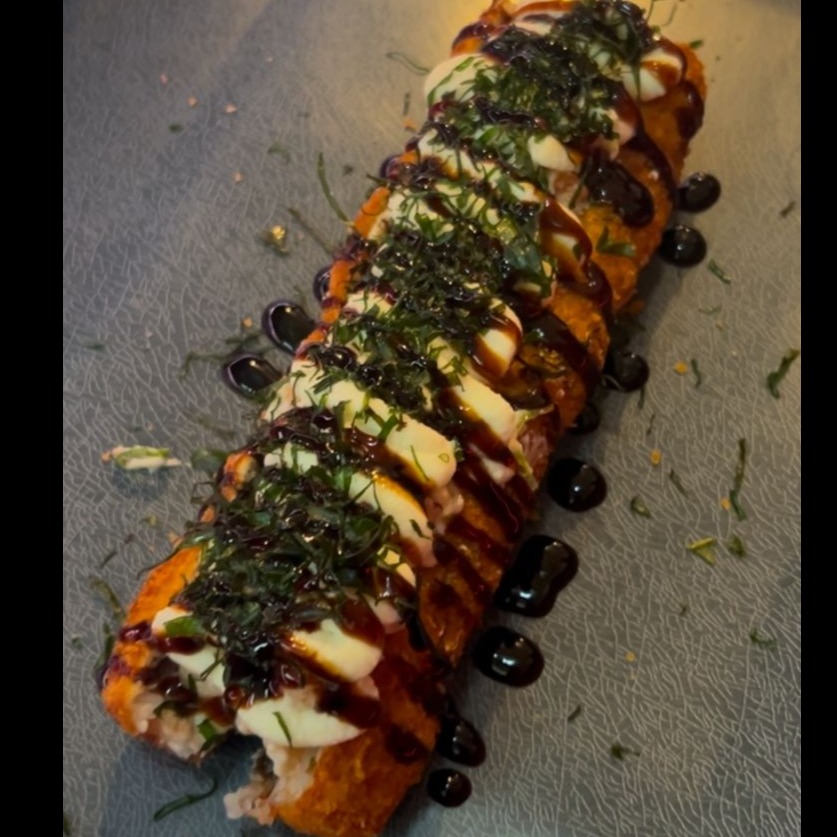 SUSHI DOG - SALMÃO E CAMARÃO EMPANADO