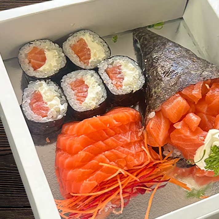 Box Salmão com Temaki