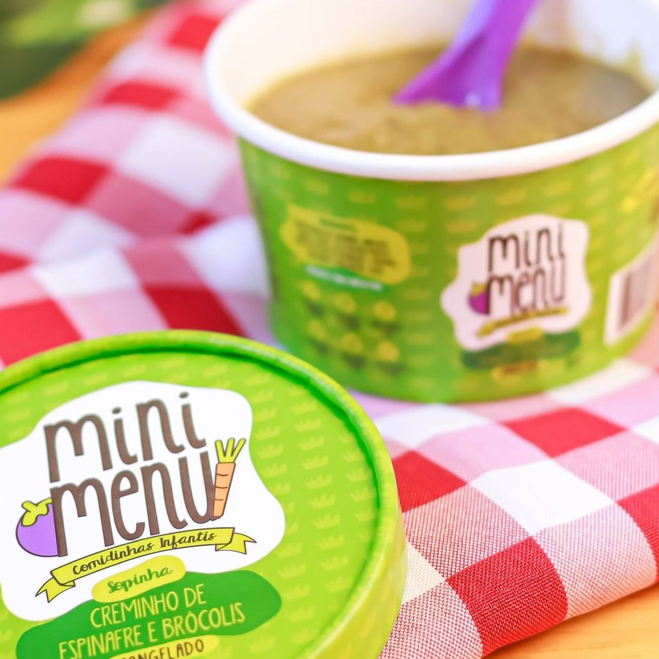 CREMINHO DE ESPINAFRE E BRÓCOLIS