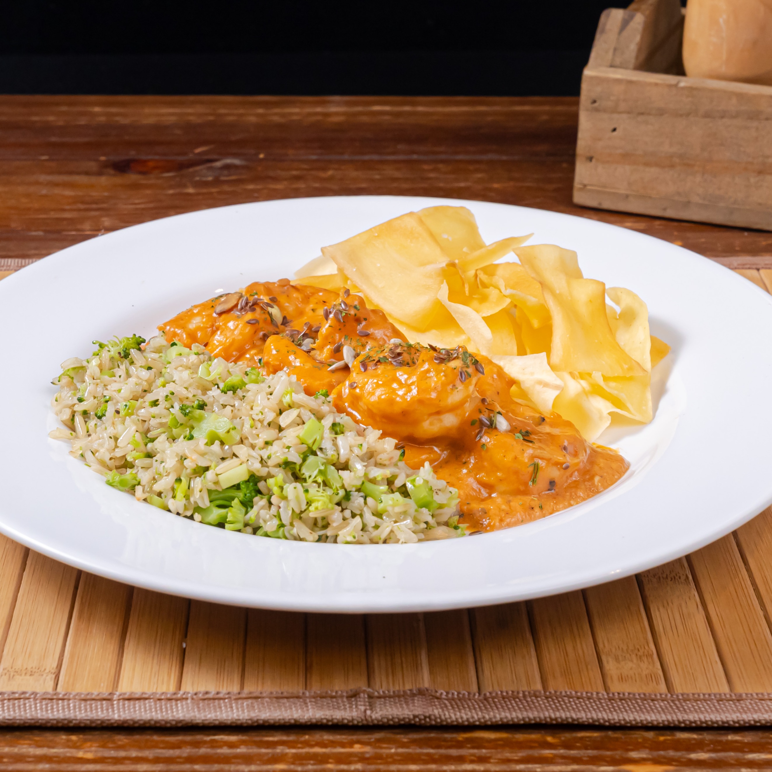 Estrogonofe de Camarão