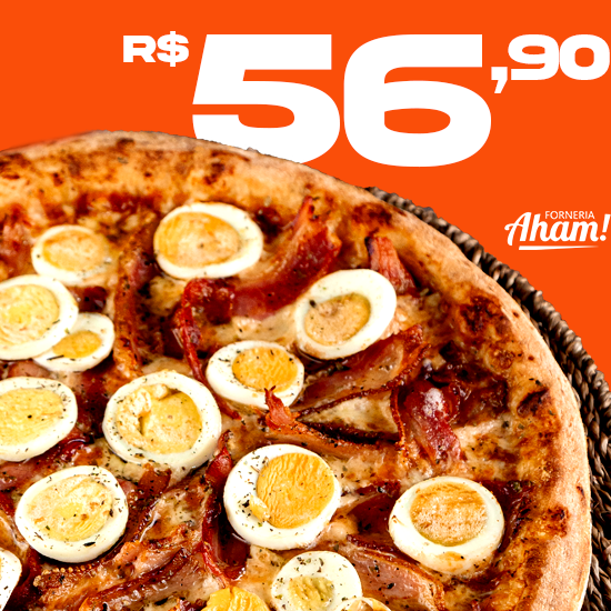 Pizza de 30cm - Qualquer sabor por R$56,90