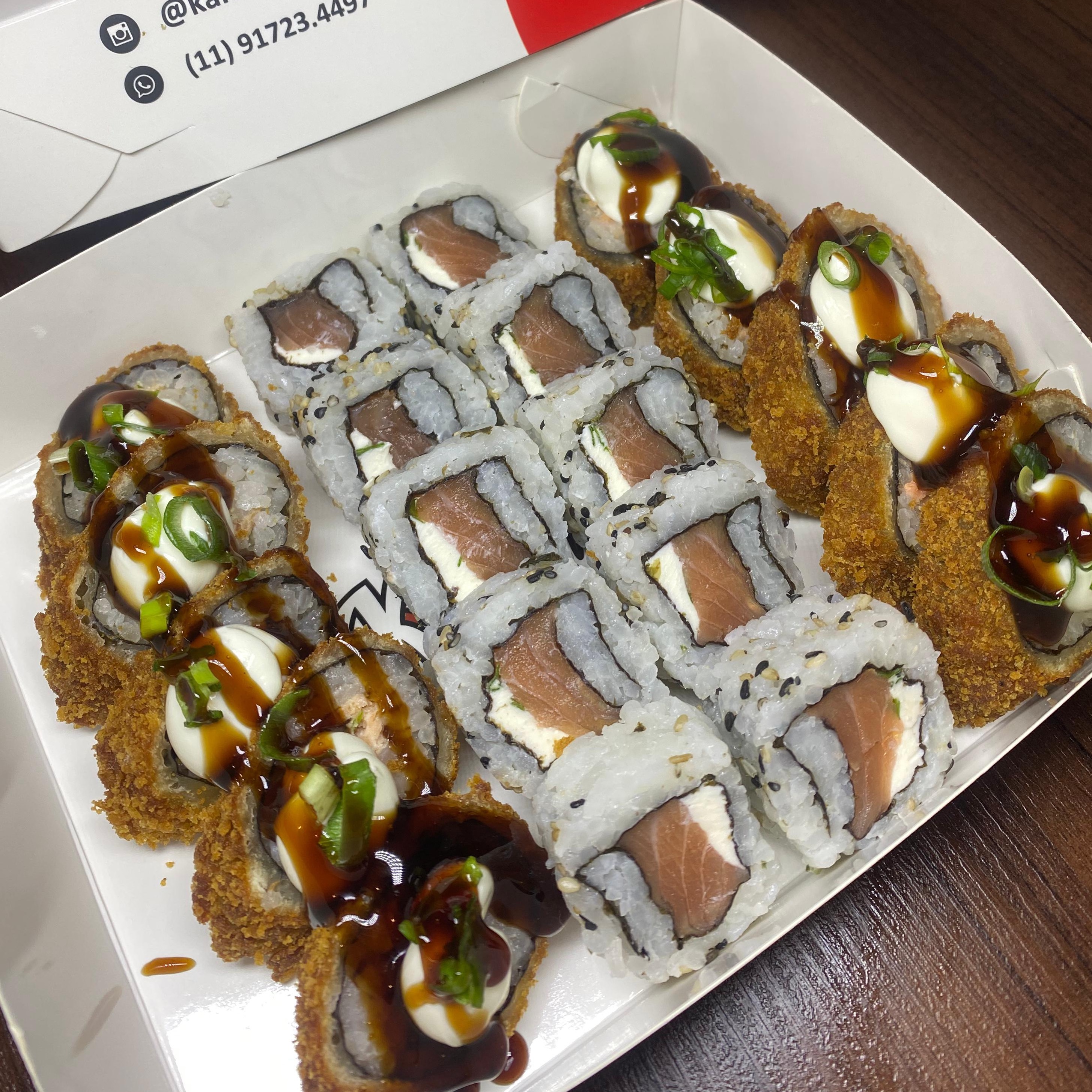 COMBO URAMAKI E HOT HOLL  - 10 PEÇAS