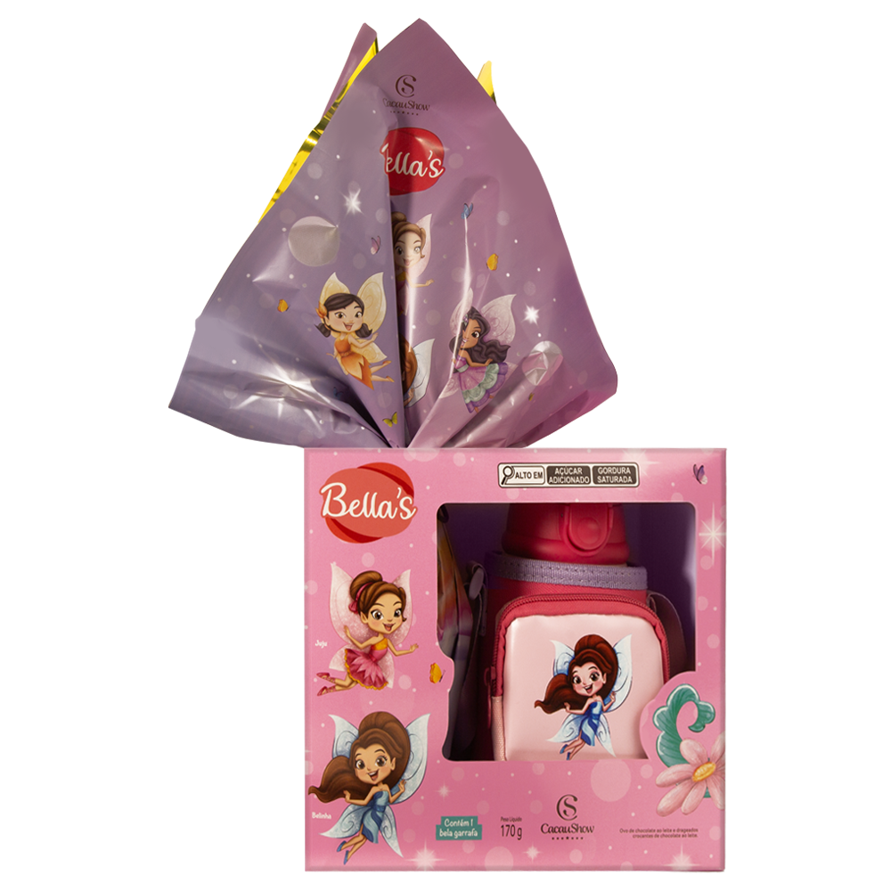 Ovo de Páscoa ao Leite Garrafa Bella's 170g