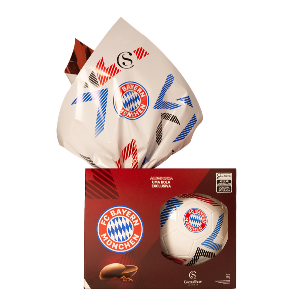 Ovo de Páscoa ao Leite Chocoesportes Bola Bayern 170g