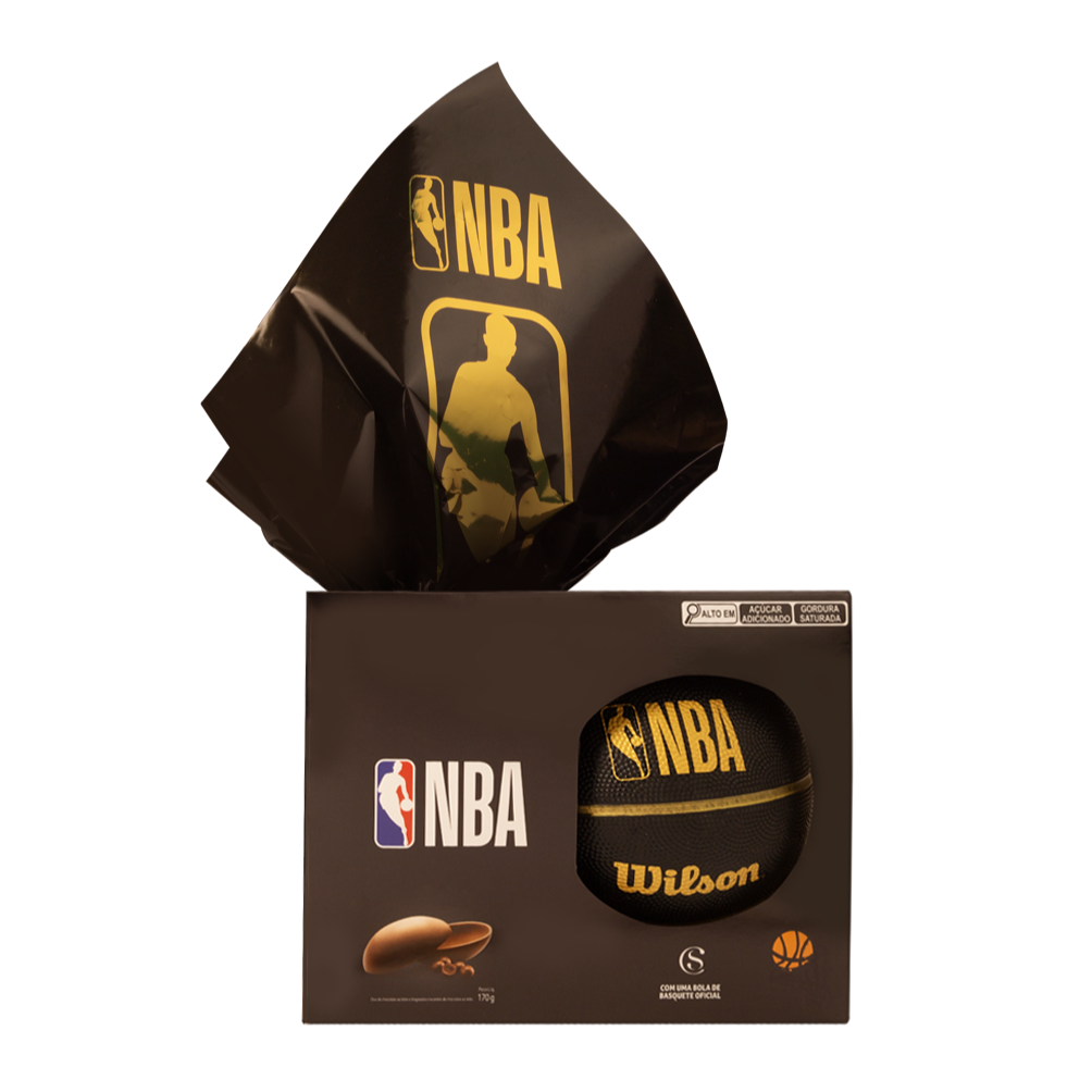 Ovo de Páscoa ao Leite Chocoesportes Bola NBA 170g