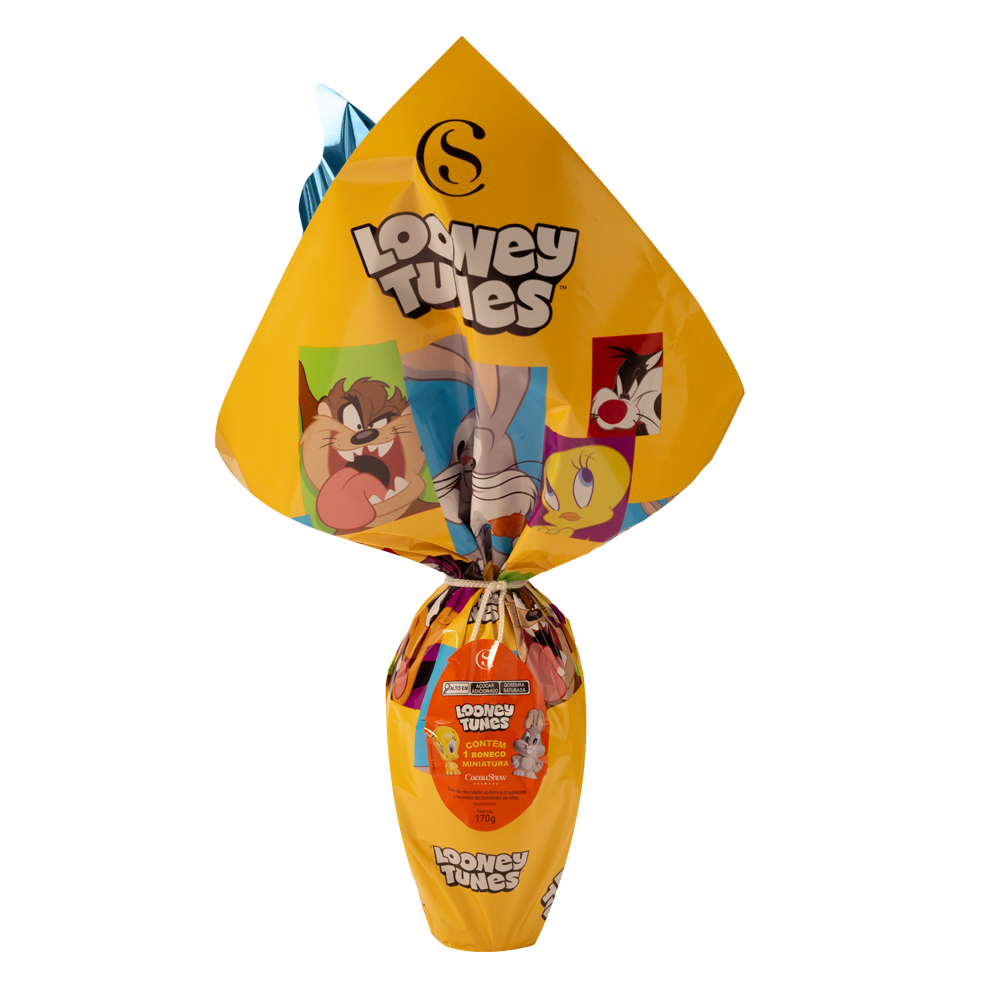 Ovo de Páscoa ao Leite Gogos Looney Tunes 170g