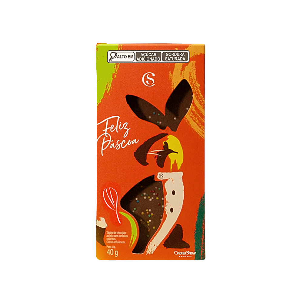 Tablete Cacau Magia ao Leite Decorado 40g