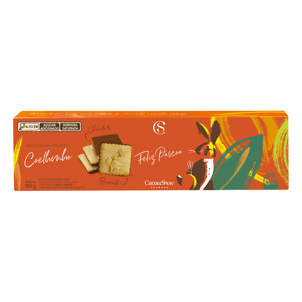 Biscoito Cacau Magia ao Leite 90g