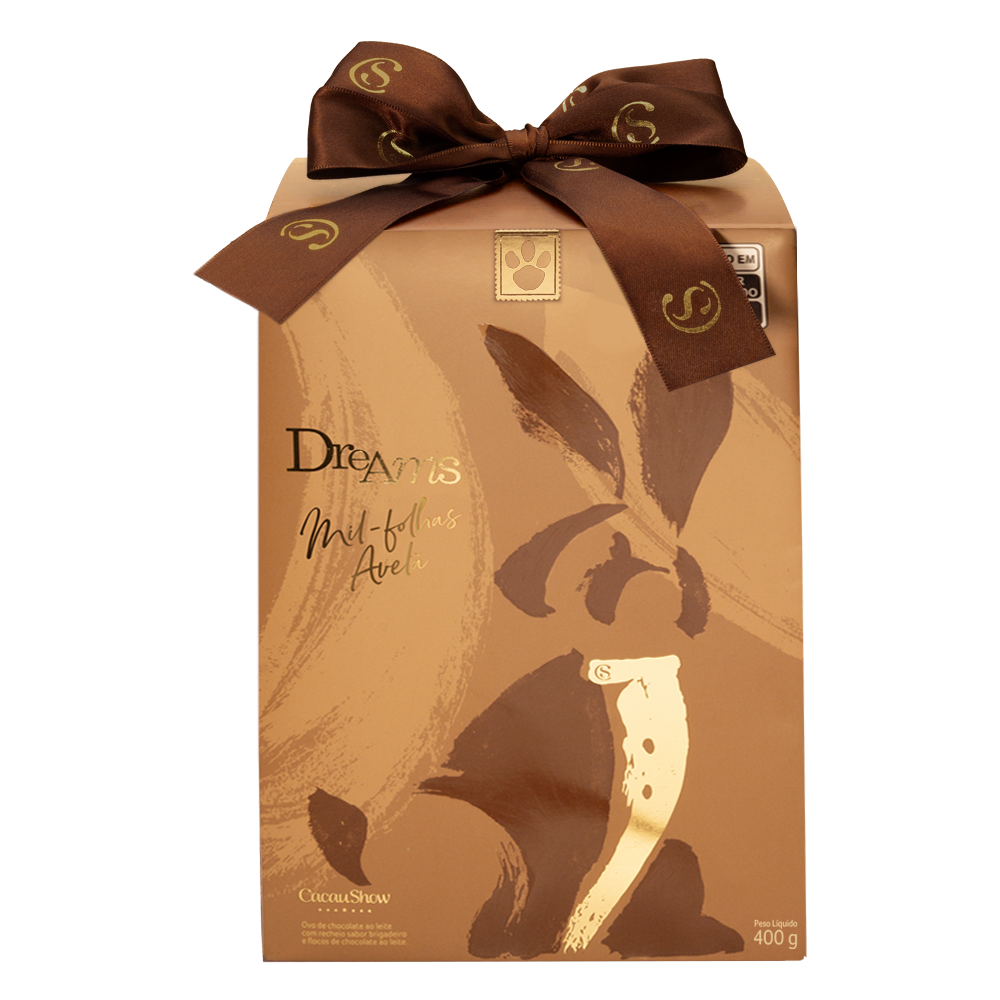 Ovo de Páscoa Dreams Mil-Folhas Avelã 400g