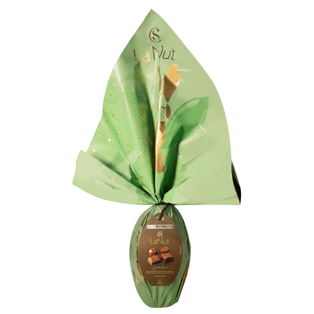 Ovo de Páscoa LaNut ao Leite 348g