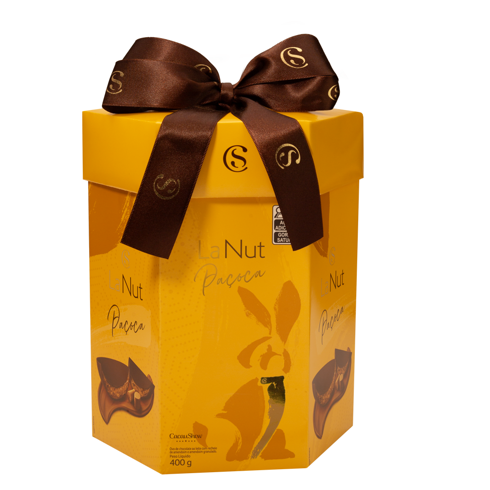 Ovo de Páscoa LaNut Paçoca 400g