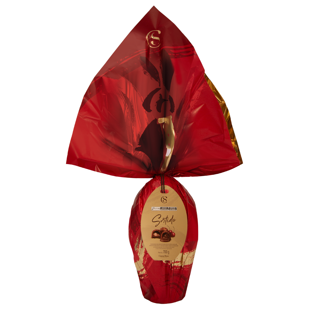 Ovo de Páscoa Clássicos ao Leite com Bombons 700g