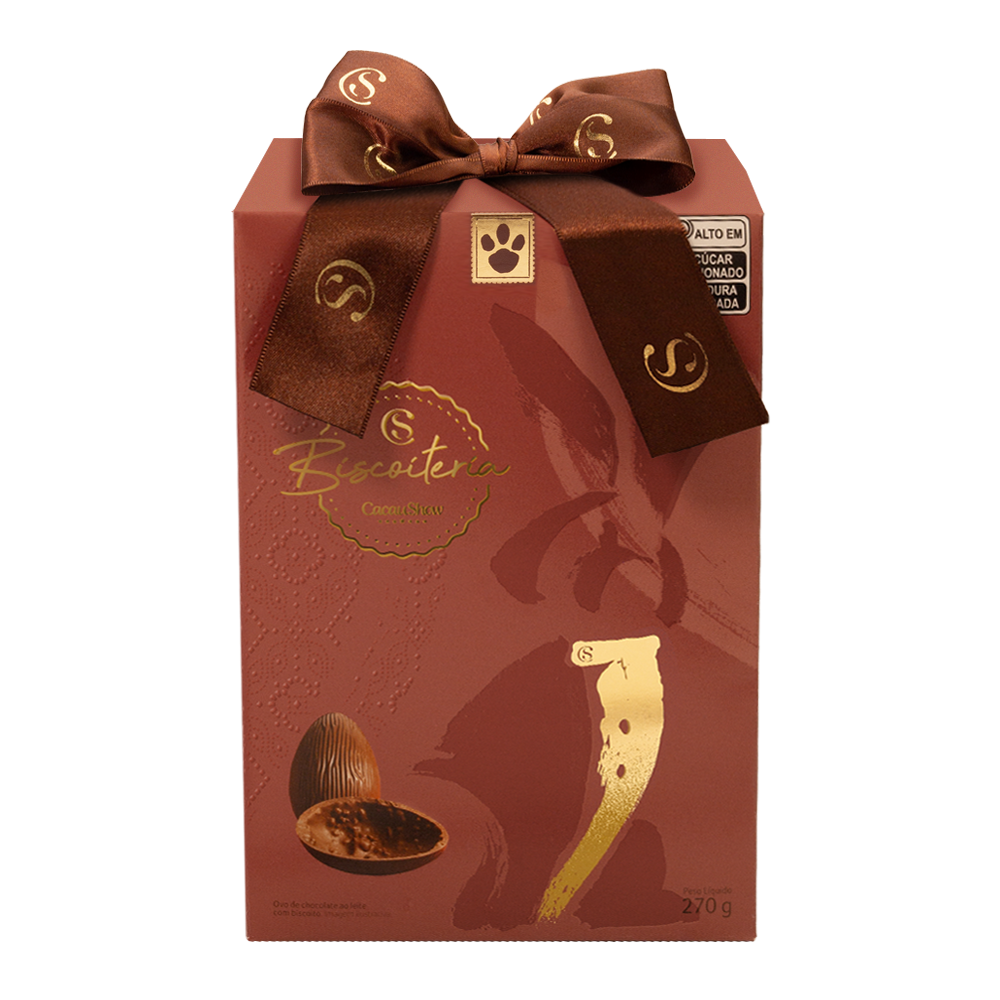 Ovo de Páscoa Biscoiteria ao Leite 270g